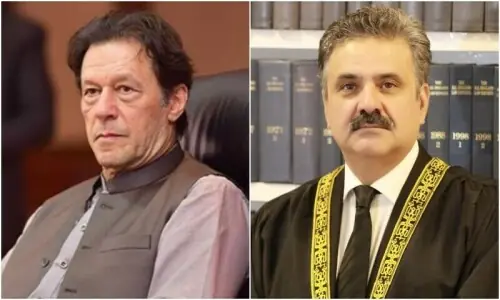 Imran expresses grievances in letter to CJP Afridi, urges him to direct IHC to fix ‘critical’ petitions Imran expresses grievances in letter to CJP Afridi, urges him to direct IHC to fix ‘critical’ petitions