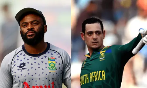 Bavuma out of Test series in Pakistan as De Kock returns for ODIs