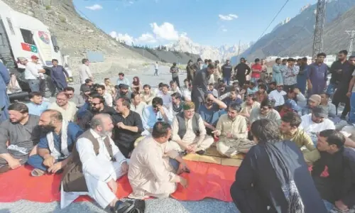 GB traders reject agreement reached with federal govt, to continue protest at Sost Dry Port GB traders reject agreement reached with federal govt, to continue protest at Sost Dry Port