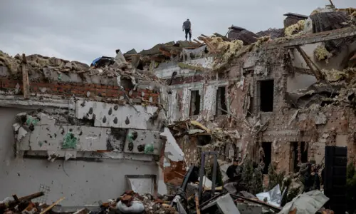 Russia pounds Kyiv, other regions in mass drone and missile attack