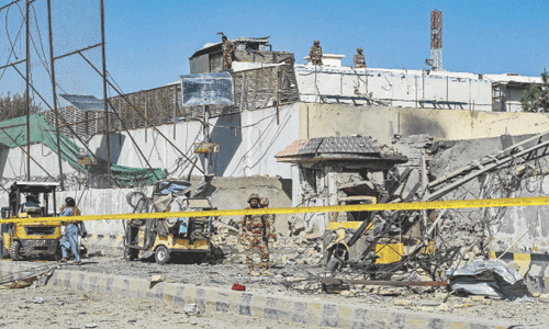 Suicide attack on FC HQ in Quetta claims 10 lives