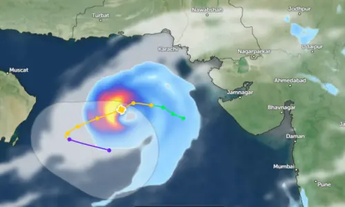 Rain likely in parts of Sindh, Balochistan today as &lsquo;Shakhti&rsquo; intensifies into severe cyclonic storm: PMD