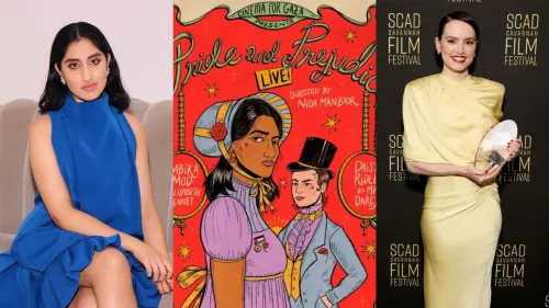 British stars Daisy Ridley and Ambika Mod come together for a Pride and Prejudice table read for Palestine