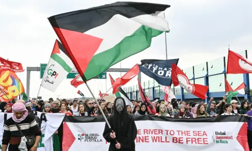 Hundreds of thousands turn out at pro-Palestinian marches in Europe Hundreds of thousands turn out at pro-Palestinian marches in Europe