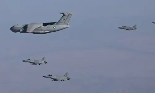 Pakistan&rsquo;s JF-17 Block-III jets touch down in Azerbaijan for bilateral aerial combat exercise