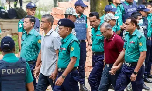 Bangladesh court detains army officers in landmark trial