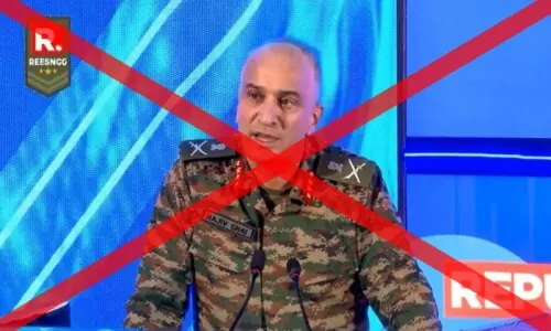 Fact check: Viral video of Indian deputy COAS criticising politicisation of military is doctored Fact check: Viral video of Indian deputy COAS criticising politicisation of military is doctored