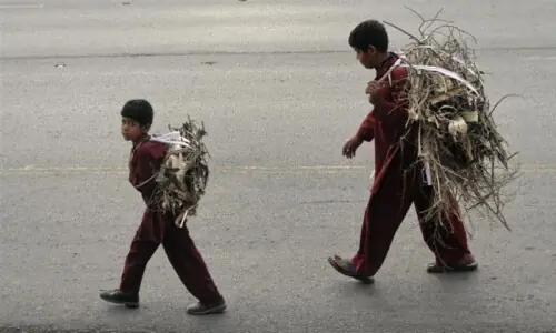 1.3m children trapped in child labour in Sindh 1.3m children trapped in child labour in Sindh