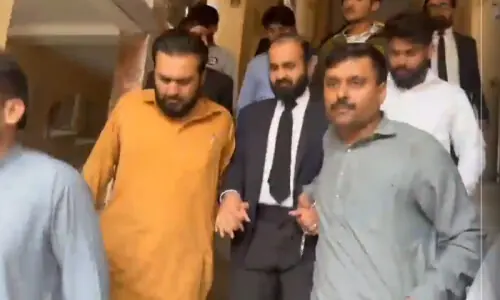 Social media post case: Imaan Mazari’s husband arrested at Islamabad court for ‘intentionally not appearing’