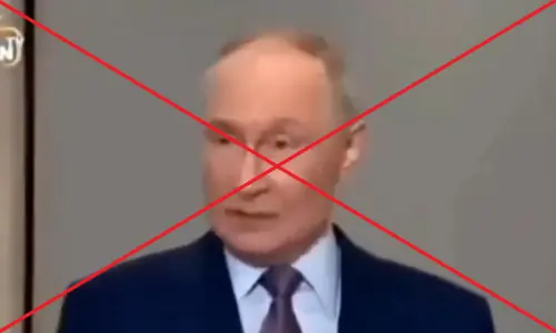 Fact-check: Viral video of Putin warning Pakistan while offering support to Afghanistan is doctored