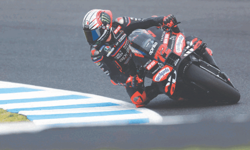 Bezzecchi shatters lap record to top Australian MotoGP practice Bezzecchi shatters lap record to top Australian MotoGP practice
