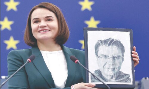Belarusian and Georgian journalists win EU&rsquo;s Sakharov freedom prize