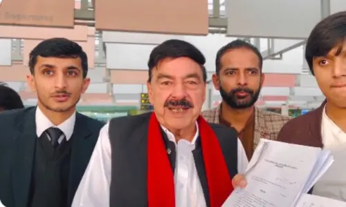 Sheikh Rashid barred from travelling for Umrah despite LHC order