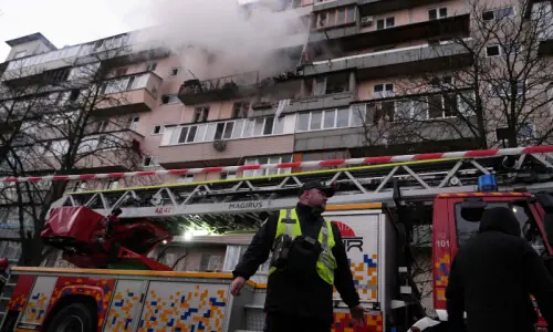 Six killed in massive Russian attack on Kyiv