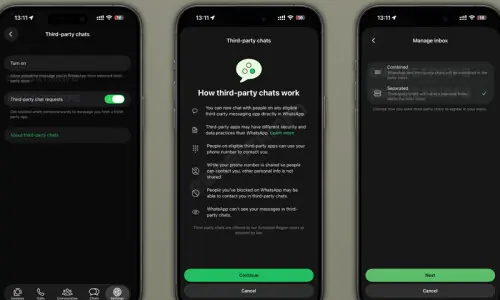 اب تک کی بڑی تبدیلی، واٹس ایپ سے دوسری ایپلی کیشن پر میسیج بھیجنا ممکن
