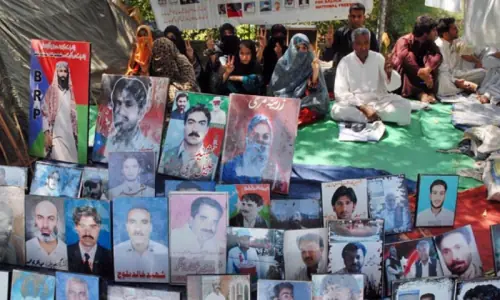 Missing persons&rsquo; fate unclear despite years of protest: VBMP