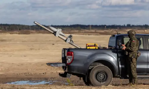 Nato tests new anti-drone defences to counter Russia Nato tests new anti-drone defences to counter Russia