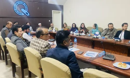 Experts in Quetta warn against political engineering in Balochistan