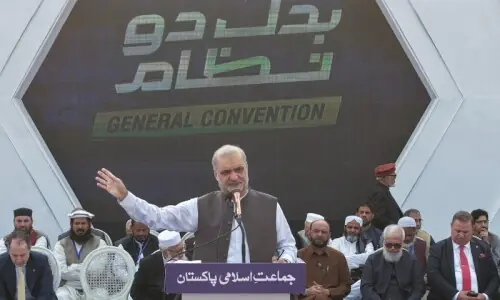 With local govts in focus, JI launches ‘change the system’ movement With local govts in focus, JI launches ‘change the system’ movement
