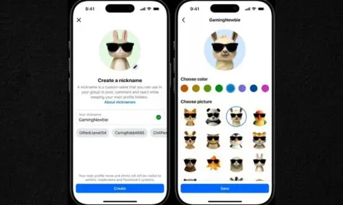 فیس بک گروپس میں ’نِک نیم‘ کے ساتھ پوسٹ کرنے کی سہولت متعارف
