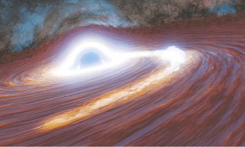 Star-eating black hole unleashes record-setting energetic flare