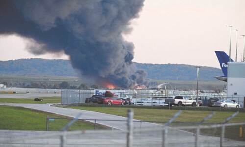 Nine killed after cargo plane crashes in US