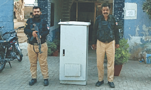 Distribution box of Safe City cameras found one week after theft