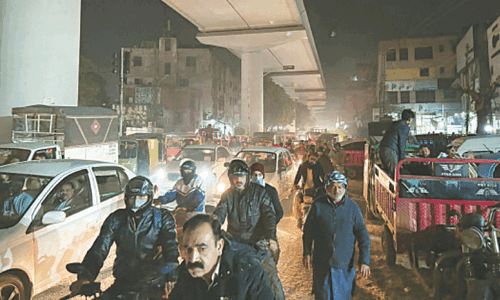 Frequent traffic jams continue to plague downtown