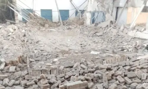 Attack on school in Mir Ali leaves future of over 600 students at risk Attack on school in Mir Ali leaves future of over 600 students at risk