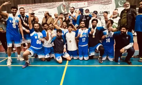 Wapda topple Army in final to secure National Games basketball sweep Wapda topple Army in final to secure National Games basketball sweep