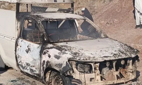 Five cops martyred as police vehicle comes under attack in KP&rsquo;s Karak