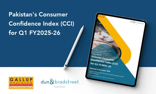 Dun & Bradstreet Pakistan and Gallup Pakistan issue the 19th edition of Pakistan Consumer Confidence Index (CCI)