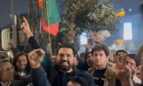 KP CM Afridi leads PTI rally at Lahore&rsquo;s Liberty Chowk