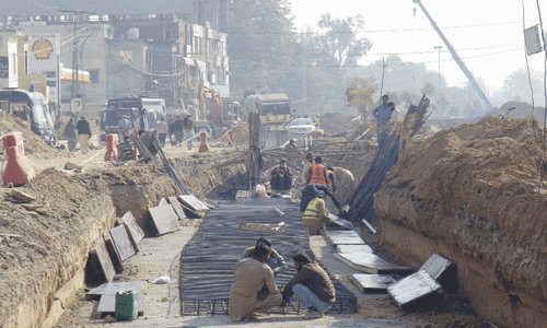 30pc work complete on Rs14bn Kutchery Chowk remodeling project 30pc work complete on Rs14bn Kutchery Chowk remodeling project