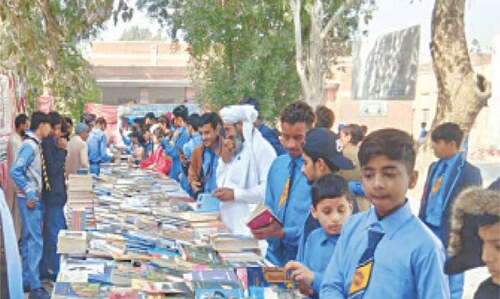 Two-day book fair begins at Larkana municipal school
