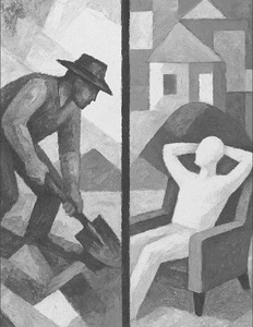 Settler&rsquo;s sprint and jog of the settled