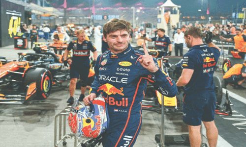 Verstappen on pole for F1 title-decider with Norris alongside Verstappen on pole for F1 title-decider with Norris alongside