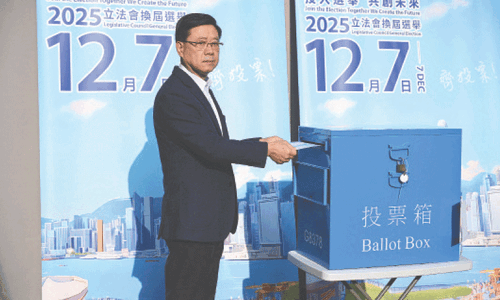 Voting kicks off in Hong Kong’s Legislative Council election Voting kicks off in Hong Kong’s Legislative Council election