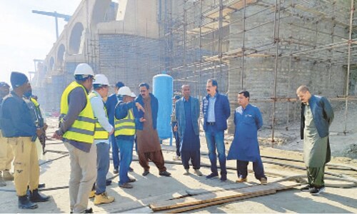 Minister reviews progress of Sukkur Barrage rehabilitation project Minister reviews progress of Sukkur Barrage rehabilitation project