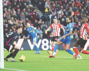 Calvert-Lewin stretches hot streak as Leeds hold Sunderland in EPL Calvert-Lewin stretches hot streak as Leeds hold Sunderland in EPL