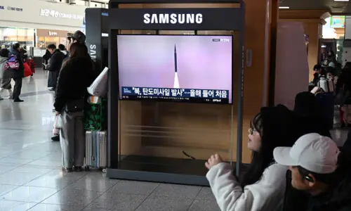 North Korea fires ballistic missiles as rival South’s leader visits China North Korea fires ballistic missiles as rival South’s leader visits China