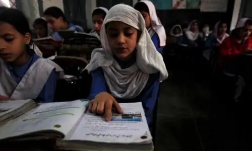 Girls school damaged in IED blast in Taunsa