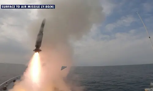 Pakistan Navy successfully tests surface-to-air-missile at sea