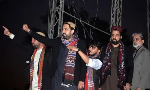 KP CM Afridi rejects allegations of &lsquo;political-terror nexus&rsquo; during Hyderabad visit