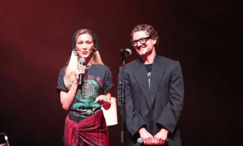Bella Hadid, Pedro Pascal, Chappell Roan and more raise $5.4m for children in Palestine and Sudan at LA benefit concert