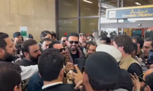 KP CM Sohail Afridi lands in Karachi for brief 1-day visit