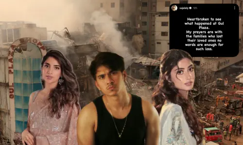 &lsquo;This wasn&rsquo;t just a fire&rsquo; &mdash; Celebrities mourn loss of lives and livelihoods in Karachi&rsquo;s Gul Plaza fire