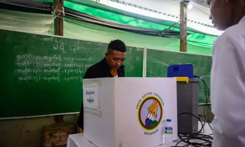 Myanmar junta wraps election with ally set to seal victory