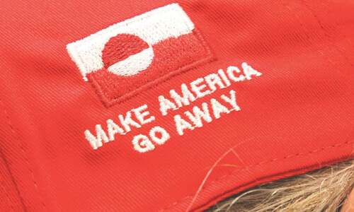 &lsquo;Make America Go Away&rsquo; caps become symbol of defiance in Greenland standoff