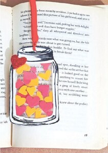 Wonder Craft : Jar of love bookmark